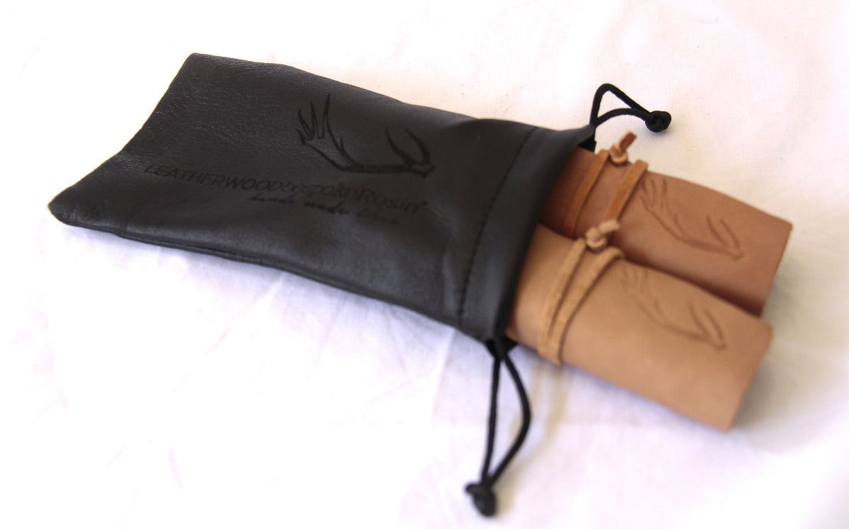 ROSIN CARRY POUCH - ITALIAN LEATHER – Leatherwood Bespoke